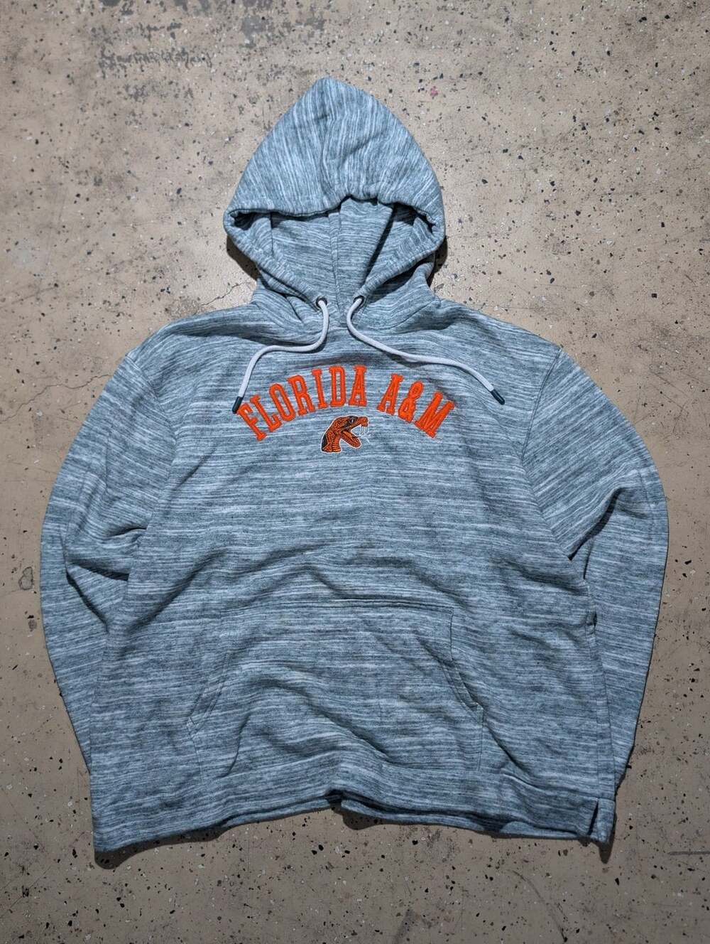 Champion Florida A&M Hoodie Size XL Gray Embroidered FAMU Rattlers